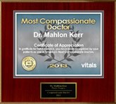 2014 Most Compassionate Doctor - Dr. Mahlon Kerr